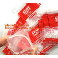 resealable zip lock pill bag ziplock reclosable pouch glossy stand upziplock poly bags for cosmetic packaging